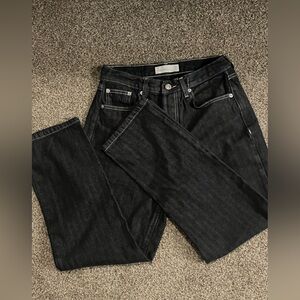 Topshop Men's Charcoal Skinny Jeans